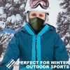 image:imageWTACTFUL Winter Neck Warmer Face Mask Windproof Breathable AntiFogAll Green