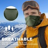 image:imageWTACTFUL Winter Neck Warmer Face Mask Windproof Breathable AntiFogAll Green