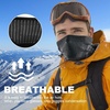 image:imageWTACTFUL Winter Neck Warmer Face Mask Windproof Breathable AntiFogBlack  Black