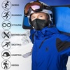 image:imageWTACTFUL Winter Neck Warmer Face Mask Windproof Breathable AntiFogBlack