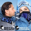 image:imageWTACTFUL Winter Neck Warmer Face Mask Windproof Breathable AntiFogBlue
