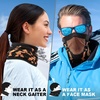 image:imageWTACTFUL Winter Neck Warmer Face Mask Windproof Breathable AntiFogOrange