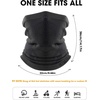 image:imageWTACTFUL Winter Neck Warmer Half Face Mask Windproof Thermal AntiFogBlack  Black