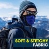 image:imageWTACTFUL Winter Neck Warmer Half Face Mask Windproof Thermal AntiFogBlack  Blue