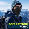 image:imageWTACTFUL Winter Neck Warmer Half Face Mask Windproof Thermal AntiFogBlack