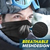 image:imageWTACTFUL Winter Neck Warmer Half Face Mask Windproof Thermal AntiFogBlack