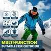 image:imageWTACTFUL Winter Neck Warmer Half Face Mask Windproof Thermal AntiFogBlack