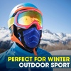 image:imageWTACTFUL Winter Neck Warmer Half Face Mask Windproof Thermal AntiFogGray  Blue