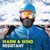 image:imageWTACTFUL Winter Neck Warmer Half Face Mask Windproof Thermal AntiFogGray