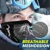 image:imageWTACTFUL Winter Neck Warmer Half Face Mask Windproof Thermal AntiFogGray