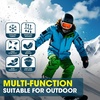 image:imageWTACTFUL Winter Neck Warmer Half Face Mask Windproof Thermal AntiFogGray