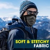 image:imageWTACTFUL Winter Neck Warmer Half Face Mask Windproof Thermal AntiFogGray