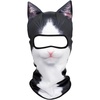 image:imageWTACTFUL 3D Animal Ears Balaclava Breathable Face Mask for Halloween British Bicolor Cat Meb18
