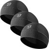 image:imageWTACTFUL 3Pack Breathable Mesh Skull Cap Helmet Liner for Men Women SummerBlackblackblack