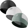 image:imageWTACTFUL 3Pack Breathable Mesh Skull Cap Helmet Liner for Men Women SummerBlackwhitegreen