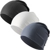 image:imageWTACTFUL 3Pack Lightweight Cooling Skull Cap for Men amp Women SummerBlackwhiteblue
