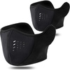 image:imageWTACTFUL Breathable Half Face Mask for Men Women Warm Thermal Balaclava2Pack Black