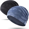 image:imageWTACTFUL Cooling Breathable Skull Cap Men Women Sweat Wicking 124 PackCamoblack  Camoblue