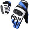 image:imageWTACTFUL Goatskin Carbon Motorcycle Gloves Touchscreen Men WomenBlue