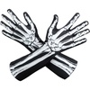 image:imageWTACTFUL Skeleton Gloves Men Women Bone Halloween Long Arm CostumeMedium