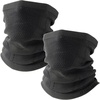 image:imageWTACTFUL Winter Neck Warmer Half Face Mask Windproof Thermal AntiFogBlack  Black