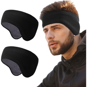 image:imageWTACTFUL 12 Pack Ear Muffs Ear Warmers Winter Extra Thick Fleece for MenBlack  Black