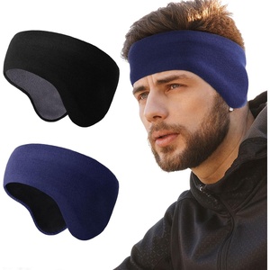 image:imageWTACTFUL 12 Pack Ear Muffs Ear Warmers Winter Extra Thick Fleece for MenBlack  Blue