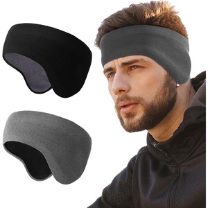image:imageWTACTFUL 12 Pack Ear Muffs Ear Warmers Winter Extra Thick Fleece for MenBlack  Gray