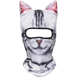 image:imageWTACTFUL 3D Animal Ears Balaclava Breathable Face Mask for HalloweenAmerican Shorthair Meb05