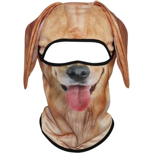 image:imageWTACTFUL 3D Animal Ears Balaclava Breathable Face Mask for HalloweenGolden Retriever Mss01