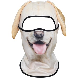 image:imageWTACTFUL 3D Animal Ears Balaclava Breathable Face Mask for HalloweenLabrador Retriever Mss04