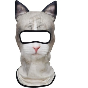 image:imageWTACTFUL 3D Animal Ears Balaclava Breathable Face Mask for HalloweenRagdoll Cat Meb37