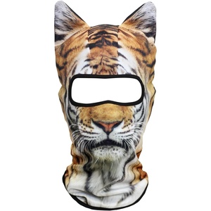 image:imageWTACTFUL 3D Animal Ears Balaclava Breathable Face Mask for HalloweenTiger Meb14