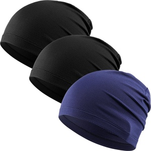 image:imageWTACTFUL 3Pack Breathable Cooling Skull Cap for Men Women Thin BeanieBlackblackblue