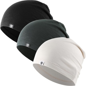 image:imageWTACTFUL 3Pack Soft Viscose Slouchy Beanie Skull Caps for Men and Women Blackgraywhite