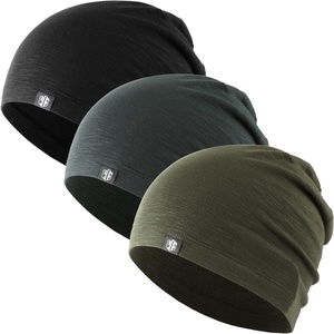 image:imageWTACTFUL 3Pack Soft Viscose Slouchy Beanie Skull Caps for Men and WomenBlackgraygreen