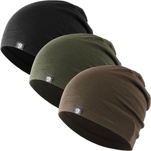 image:imageWTACTFUL 3Pack Soft Viscose Slouchy Beanie Skull Caps for Men and WomenBlackgreenbrown