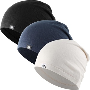 image:imageWTACTFUL 3Pack Soft Viscose Slouchy Beanie Skull Caps for Men and WomenBlackwhiteblue