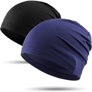 image:imageWTACTFUL Cooling Breathable Skull Cap Men Women Sweat Wicking 124 PackBlack  Blue