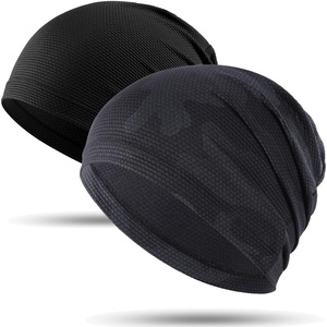 image:imageWTACTFUL Cooling Breathable Skull Cap Men Women Sweat Wicking 124 PackBlack  Camo Black