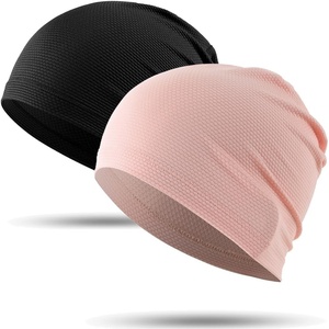 image:imageWTACTFUL Cooling Breathable Skull Cap Men Women Sweat Wicking 124 PackBlack  Pink