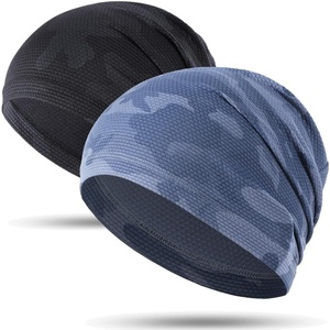 image:imageWTACTFUL Cooling Breathable Skull Cap Men Women Sweat Wicking 124 PackCamoblack  Camoblue