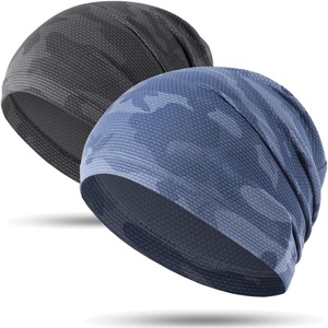 image:imageWTACTFUL Cooling Breathable Skull Cap Men Women Sweat Wicking 124 PackCamoblue  Camogray