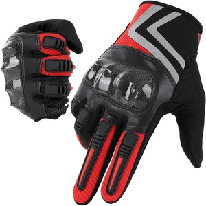 image:imageWTACTFUL Lightweight Motorcycle Gloves for Men Women Touchscreen SummerRed