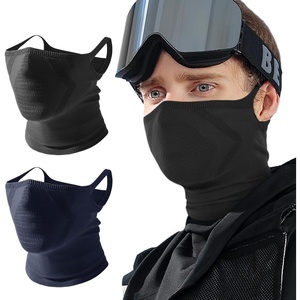image:imageWTACTFUL Ski Mask Neck Gaiter Warmer Balaclava Half Face Mask Men WomenExtra Long Style  BlackBlue