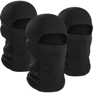 image:imageWTACTFUL Summer Balaclava Face Mask Men UPF50 Breathable Sun ProtectionBlack 3pcs