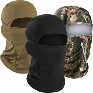 image:imageWTACTFUL Summer Balaclava Face Mask Men UPF50 Breathable Sun ProtectionBlack Brown Tree Camo