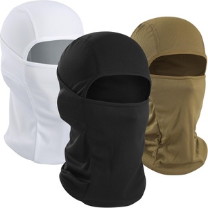 image:imageWTACTFUL Summer Balaclava Face Mask Men UPF50 Breathable Sun ProtectionBlack Brown White