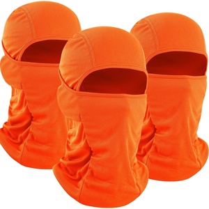 image:imageWTACTFUL Summer Balaclava Face Mask Men UPF50 Breathable Sun ProtectionFluorescent Orange 3pcs