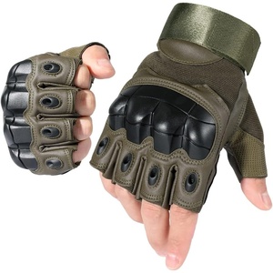 image:imageWTACTFUL Tactical Fingerless Gloves Men Women Breathable AntiSlip Green